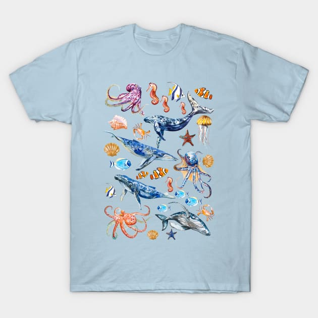 sea life T-Shirt by VicaVeresk